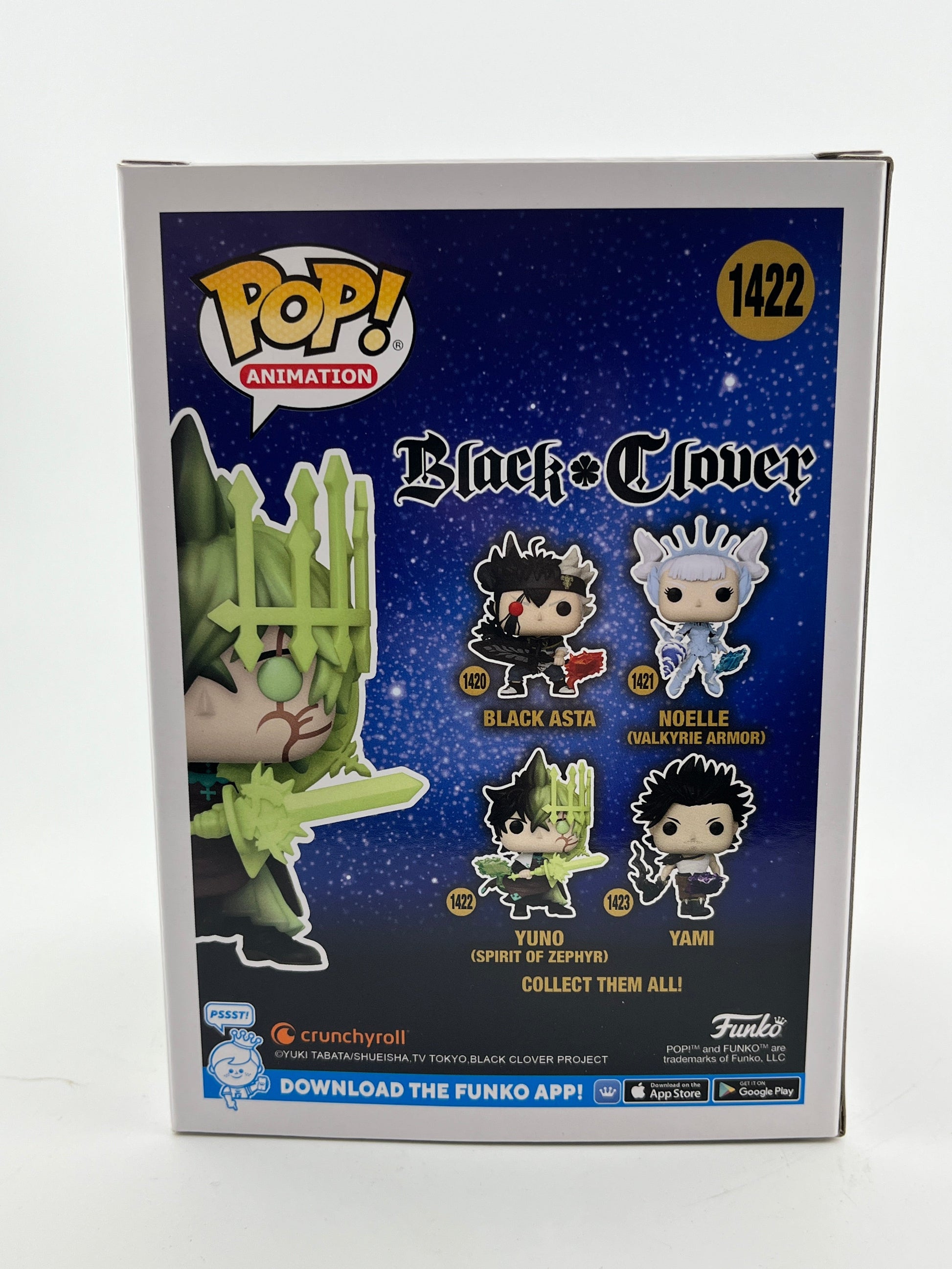 Funko POP! Animation Black Clover - Yuno (Sprit Of Zephyr) #1422 - Vinyl Collectable FRENLY BRICKS - Open 7 Days