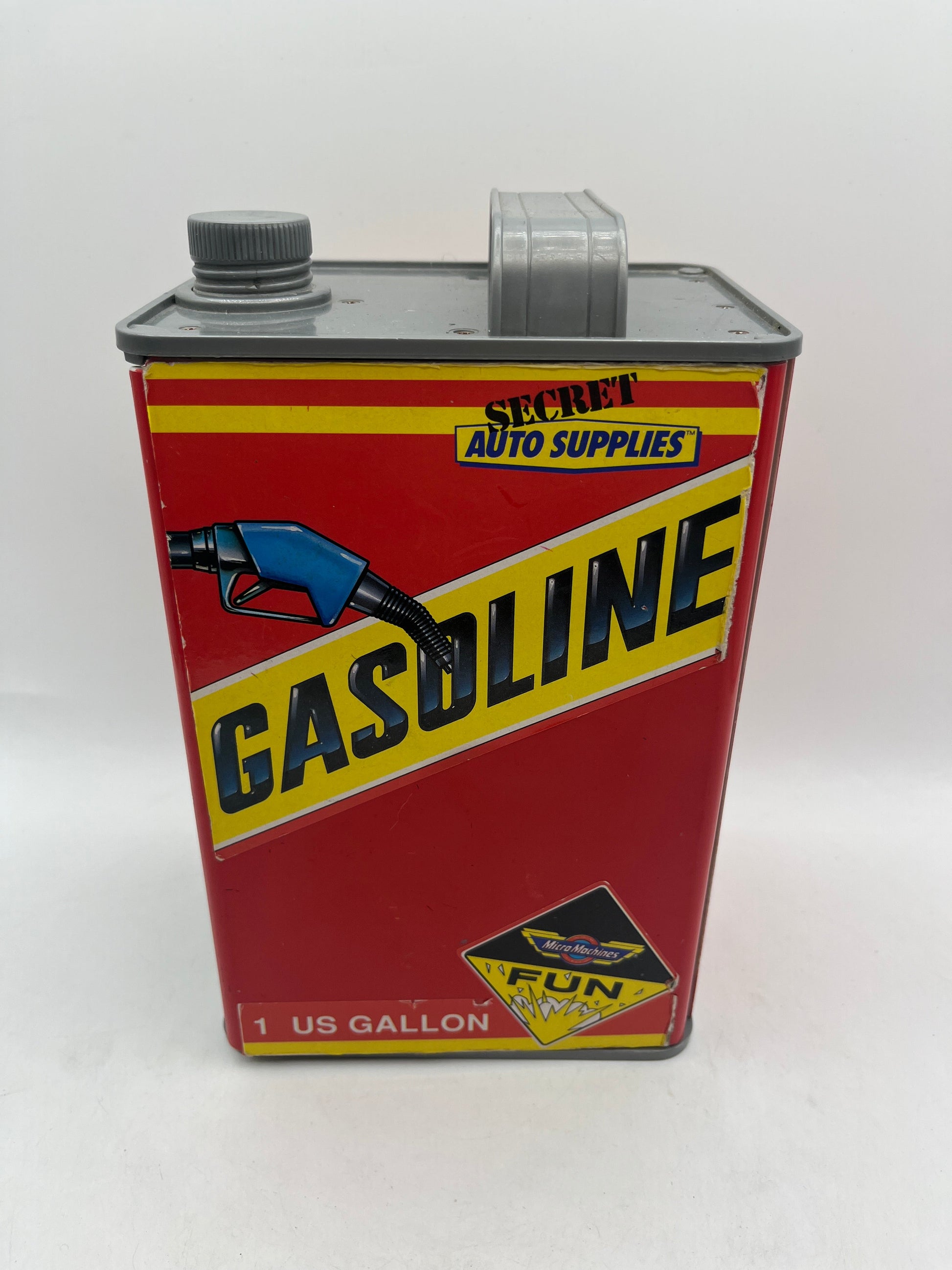Secret Auto Supplies Gasoline Gas Can Play Set 1989 Micro Machines Galoob FRENLY BRICKS - Open 7 Days