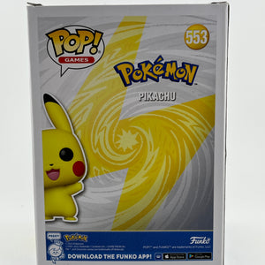 Funko POP! Games Pokémon - Pickachu #553 - Flocked Special Edition *Damaged Box See Photo* FRENLY BRICKS - Open 7 Days