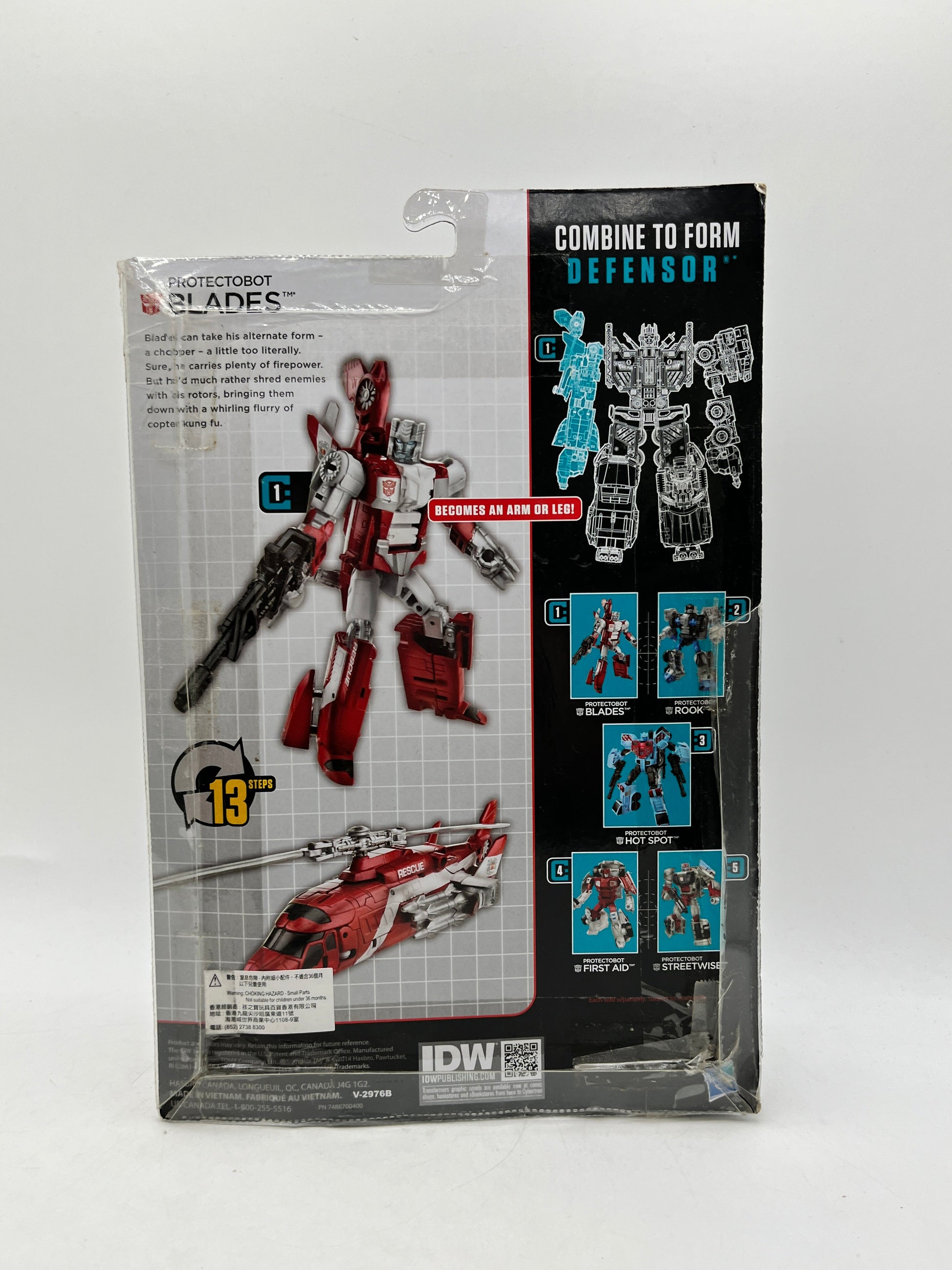 Deluxe Protectobot Blades | Transformers Generations Combiner Wars Defensor - Repainted FRENLY BRICKS - Open 7 Days