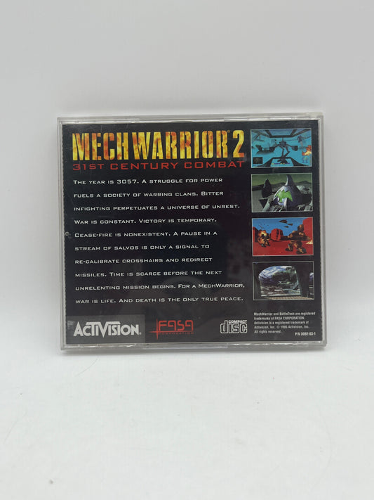 “Mechwarrior 2 31st Century Combat” Activision 1995 PC Vintage +combinedshipping FRENLY BRICKS - Open 7 Days