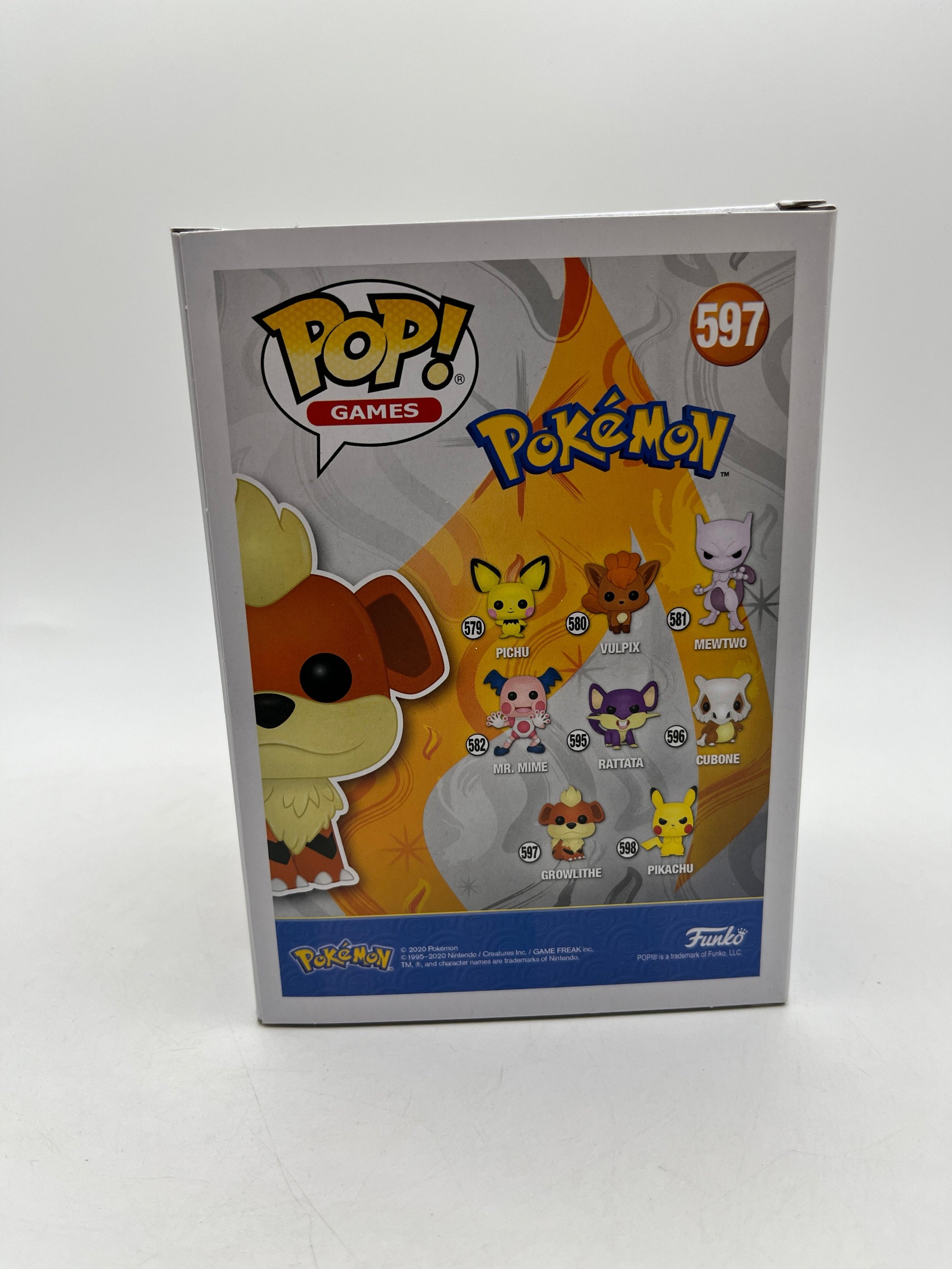Funko POP! Games Pokémon - Growlithe #597 - Flocked Limited Edition FRENLY BRICKS - Open 7 Days