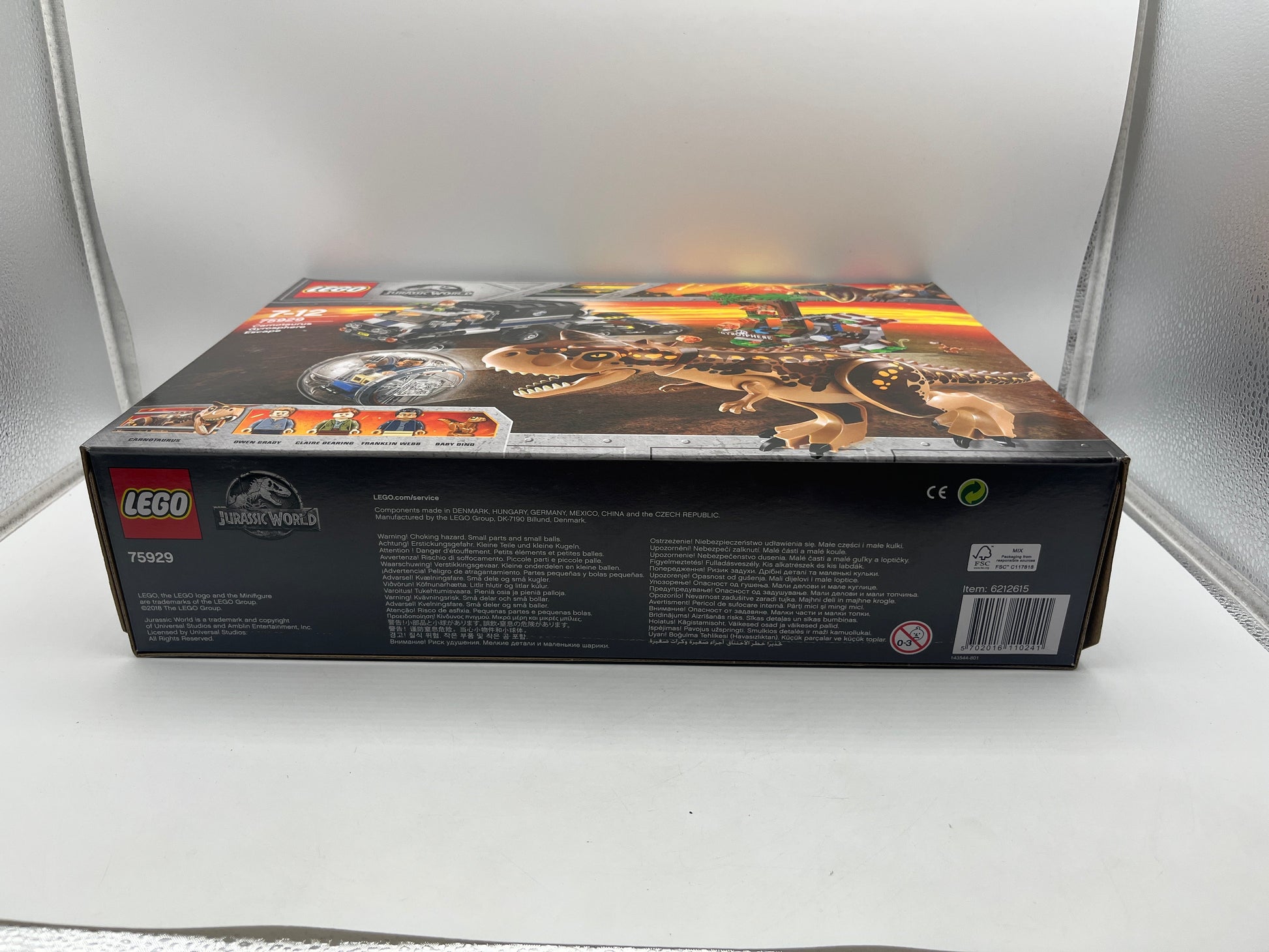 LEGO Jurassic World: Carnotaurus Gyrosphere Escape (75929) - New & Sealed FRENLY BRICKS - Open 7 Days