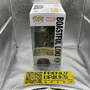 Pop Vinyl 984 Marvel Studios Bostful Loki FRENLY BRICKS - Open 7 Days