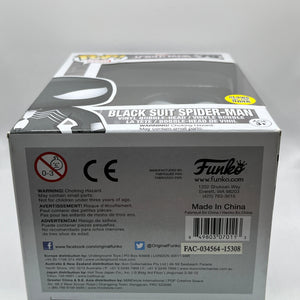 Funko POP! Marvel Spider-Man - Black Suit Spider-man #79 - Glow Vinyl Collectable FRENLY BRICKS - Open 7 Days