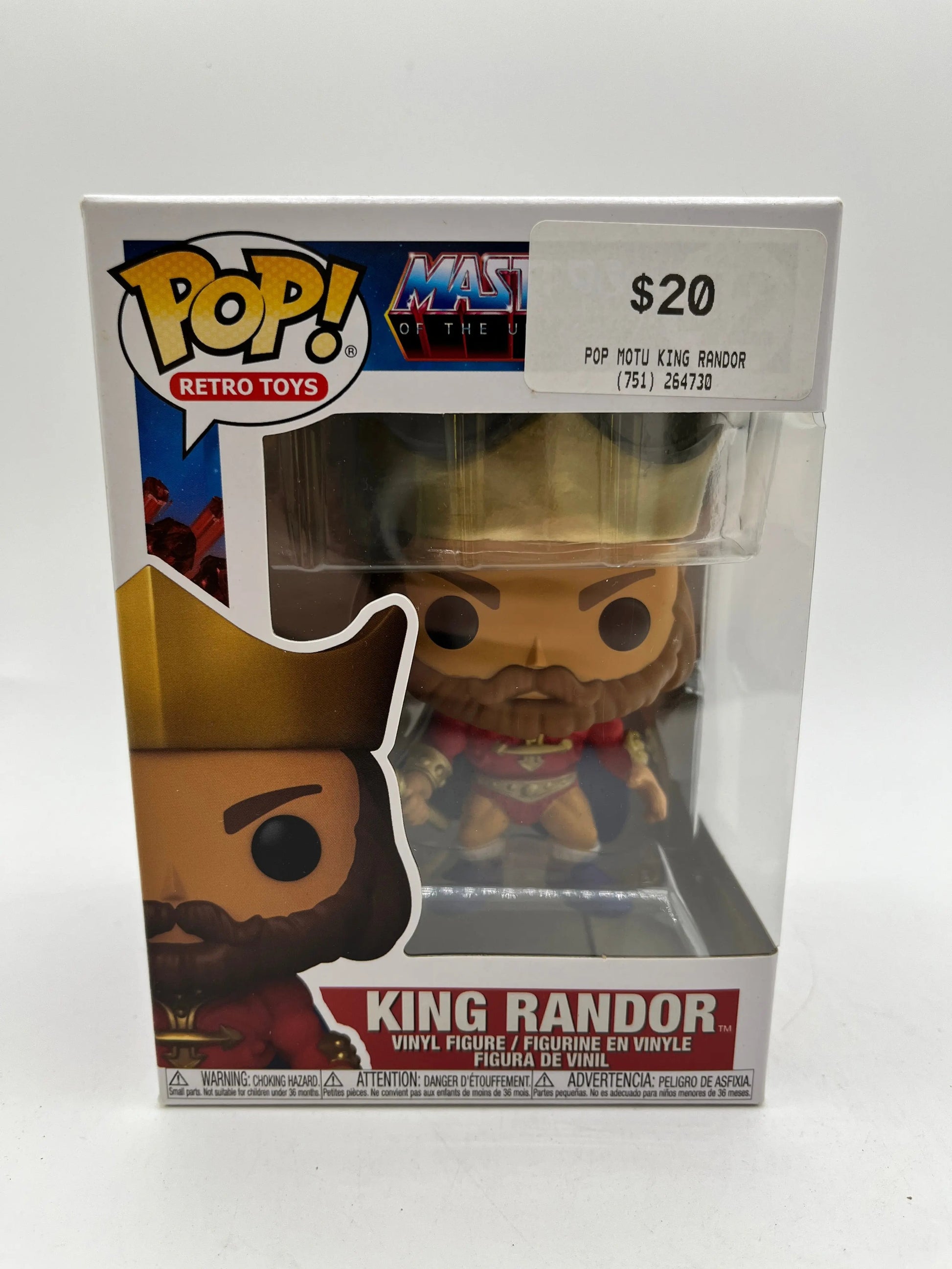 Funko POP! Retro Toys Masters Of The Universe King Randor #42 - Vinyl Collectable FRENLY BRICKS - Open 7 Days