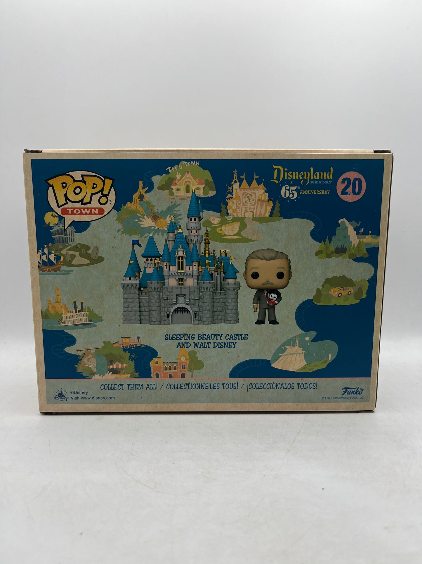 Funko POP! Town: Disneyland 65th - Sleeping Beauty Castle and Walt Disney #20