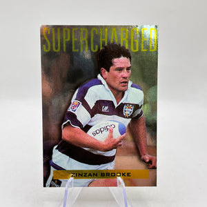 Zinzan Brooke - Supercharged - NZ Rugby Union - Card Crazy Authentics FRENLY BRICKS - Open 7 Days