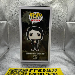 Pop Vinyl Rocks #47 My Chemical Romance Gerard Way (Red Tie) FRENLY BRICKS - Open 7 Days