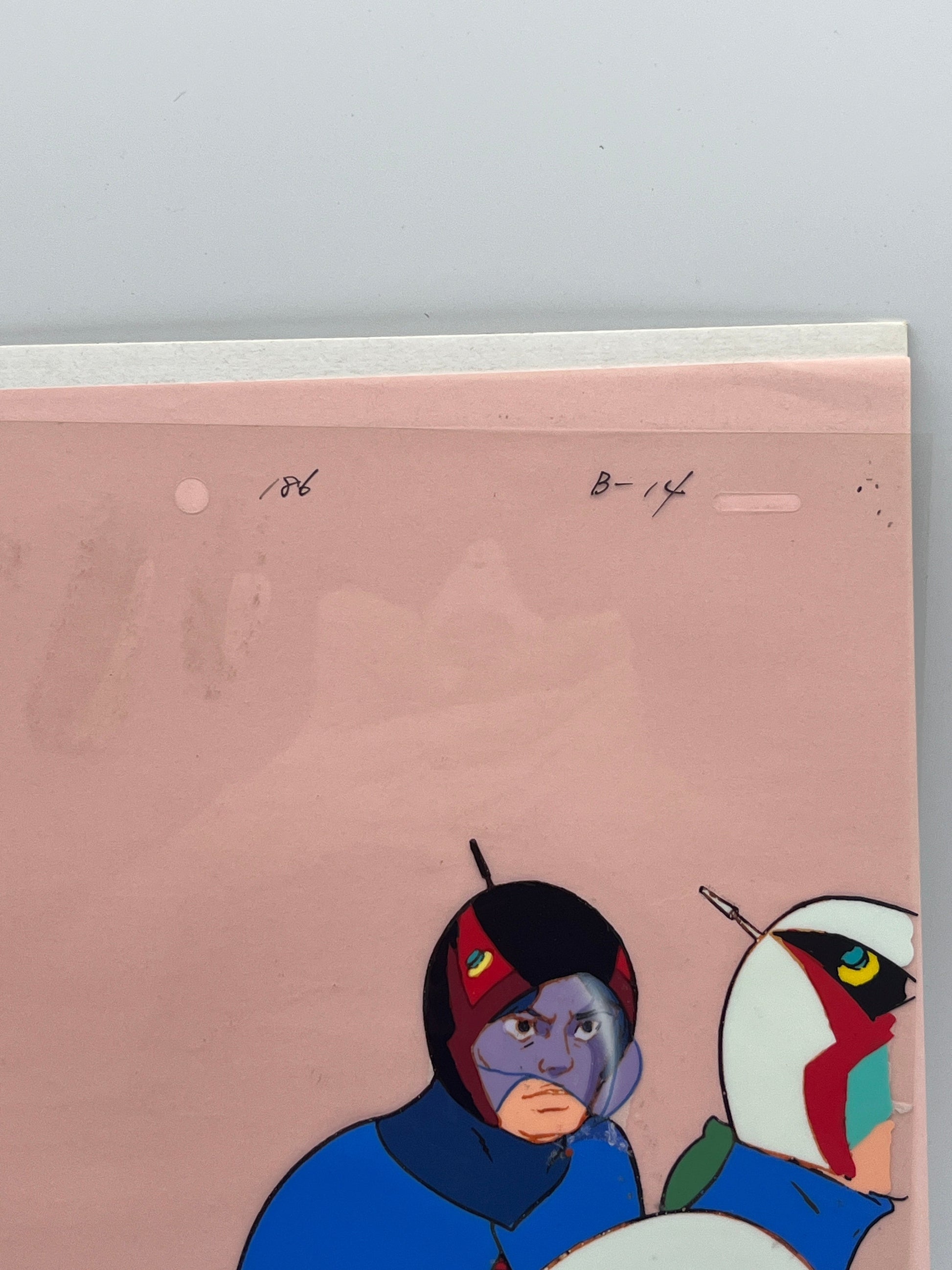 1970 Gatchaman Production Cel “Jun the Swan, Joe the Condor, and Ken the Eagle” FRENLY BRICKS - Open 7 Days