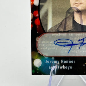 Upper Deck Marvel Studios Hawkeye - Jubilant Signatures /25 Jeremy Renner as Hawkeye Auto FRENLY BRICKS - Open 7 Days