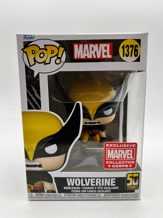 Funko POP! Marvel Wolverine #1376 50 Years - Exclusive Marvel Collectors Corps FRENLY BRICKS - Open 7 Days
