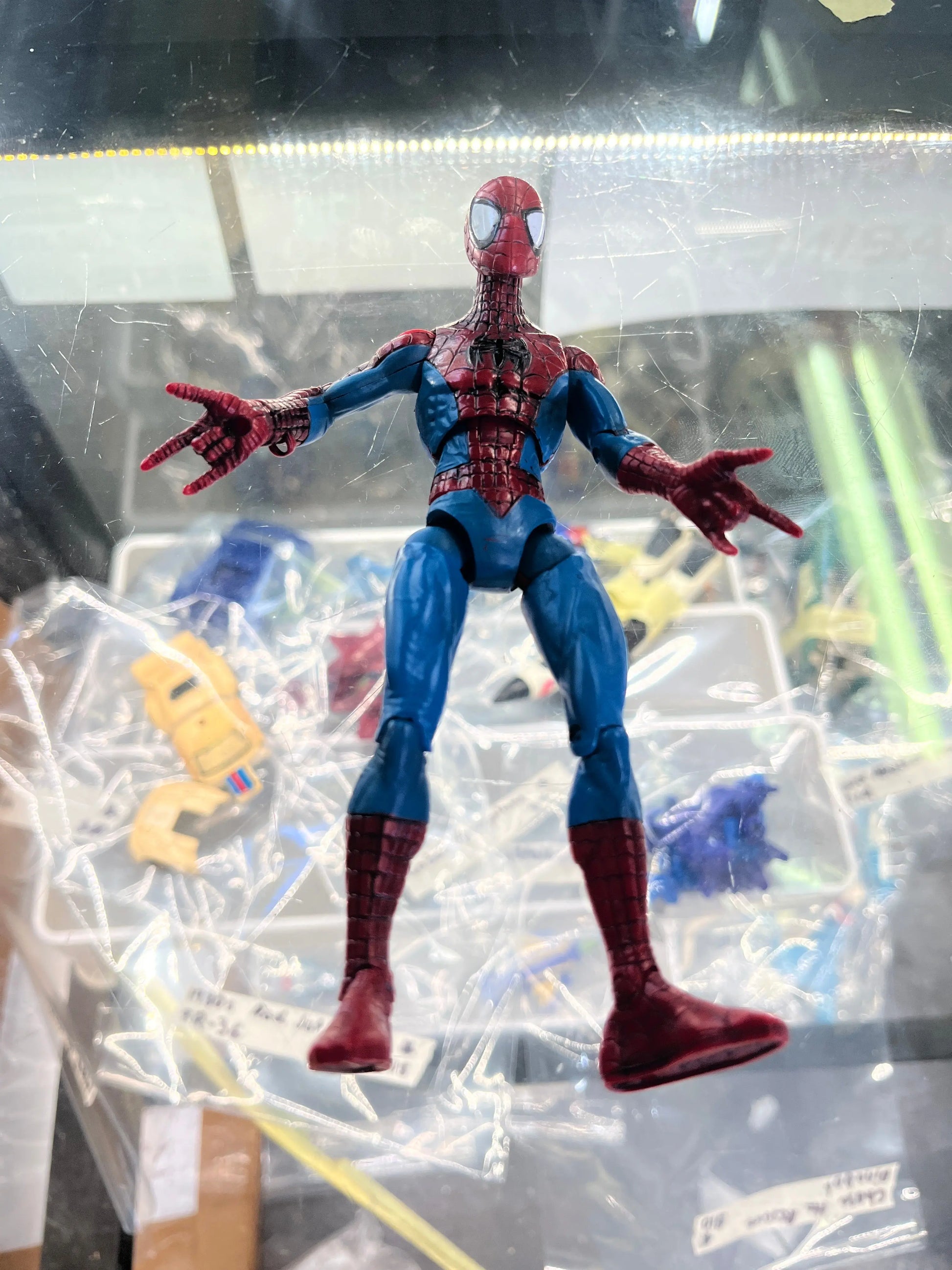 MARVEL SPIDER-MAN:SHOOT N TRAP SPIDER MAN ACTION FIGURE FRENLY BRICKS - Open 7 Days