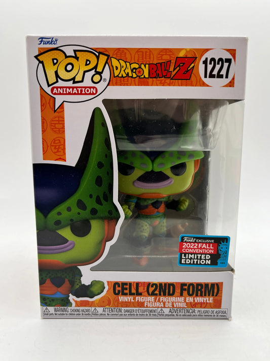 Funko POP! DragonBall Z Cell (2nd Form) #1227 - Funko Fall Limited Edition FRENLY BRICKS - Open 7 Days