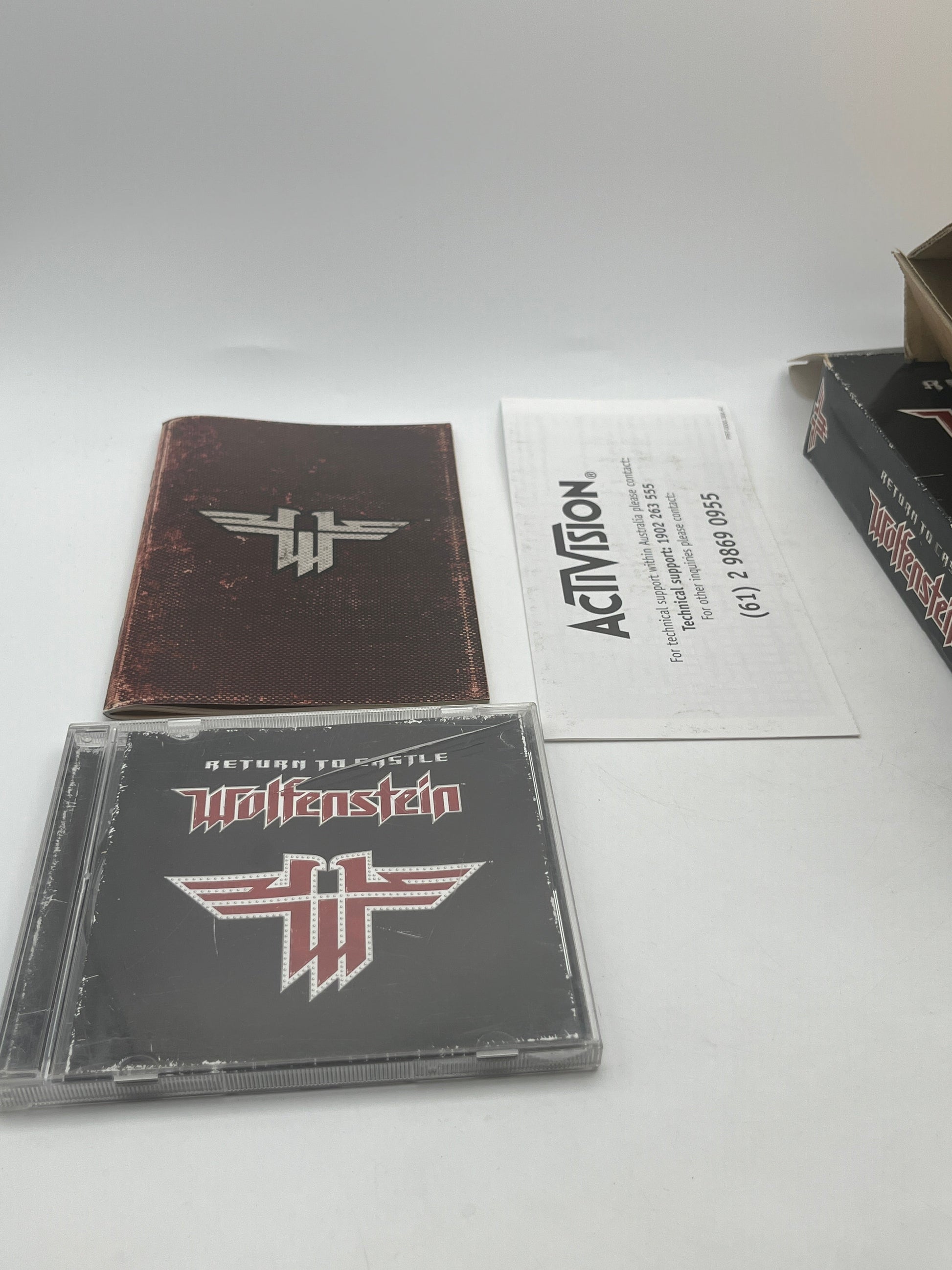 PC Game Return to Castle Wolfenstein (PC 2001) Big Box version +combinedshipping FRENLY BRICKS - Open 7 Days