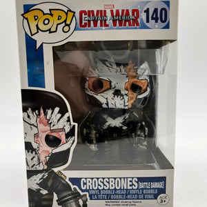 Funko POP! Marvel Captain America Civil War Crossbones #140 FRENLY BRICKS - Open 7 Days