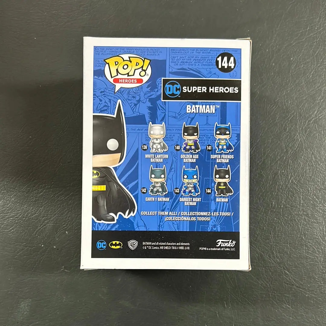 Batman Pop 144 - Orange Chrome - Batman Funko Pop! Vinyl 2018 Fall Convention FRENLY BRICKS - Open 7 Days