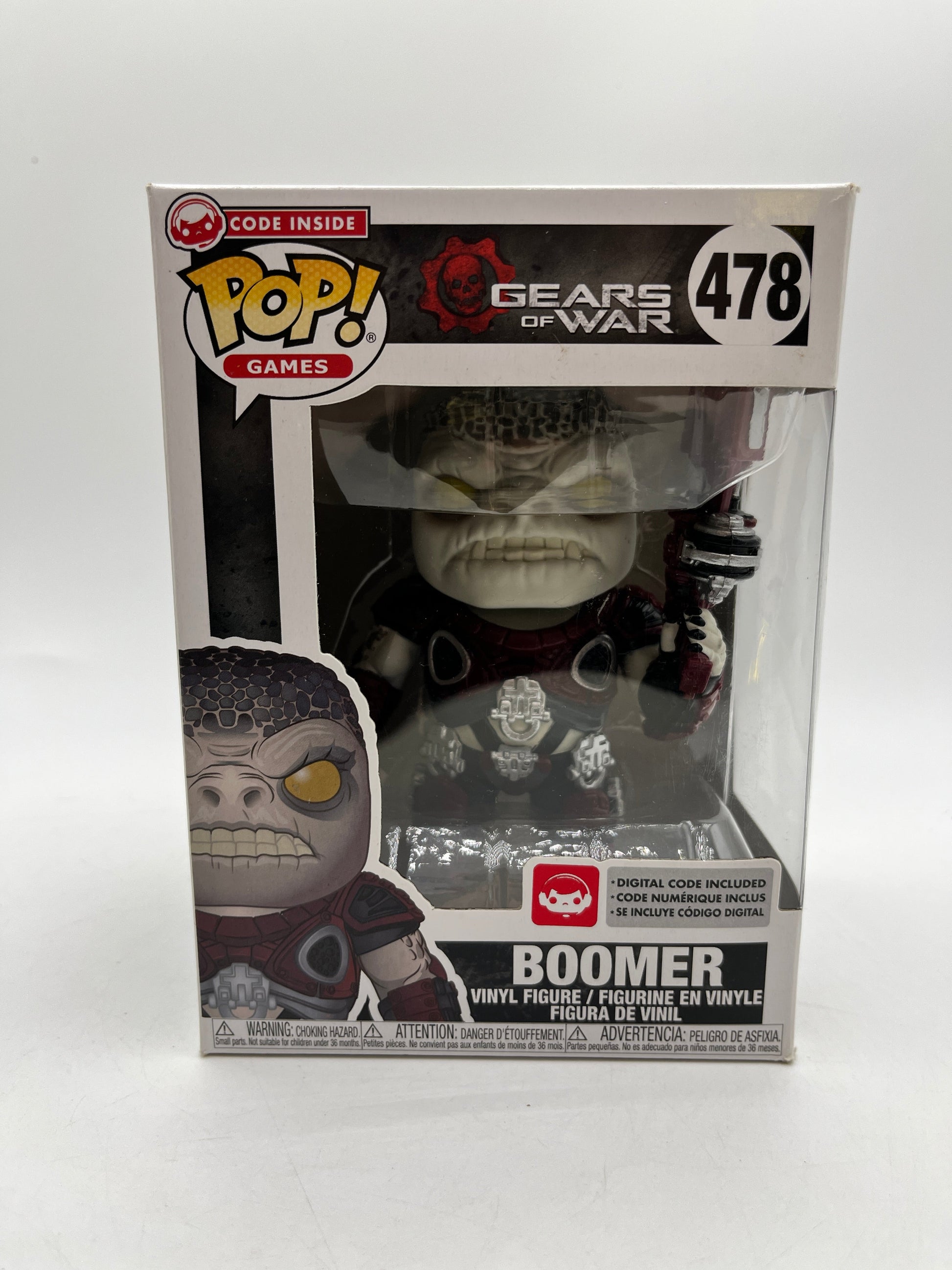 Funko POP! Games Gears Of War - Boomer #478 - Code Inside - Vinyl Collectable FRENLY BRICKS - Open 7 Days