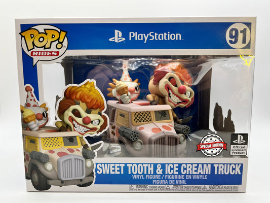 Funko POP! Rides PlayStation - Sweet Tooth & Ice Cream Truck #91 - Special Edition FRENLY BRICKS - Open 7 Days