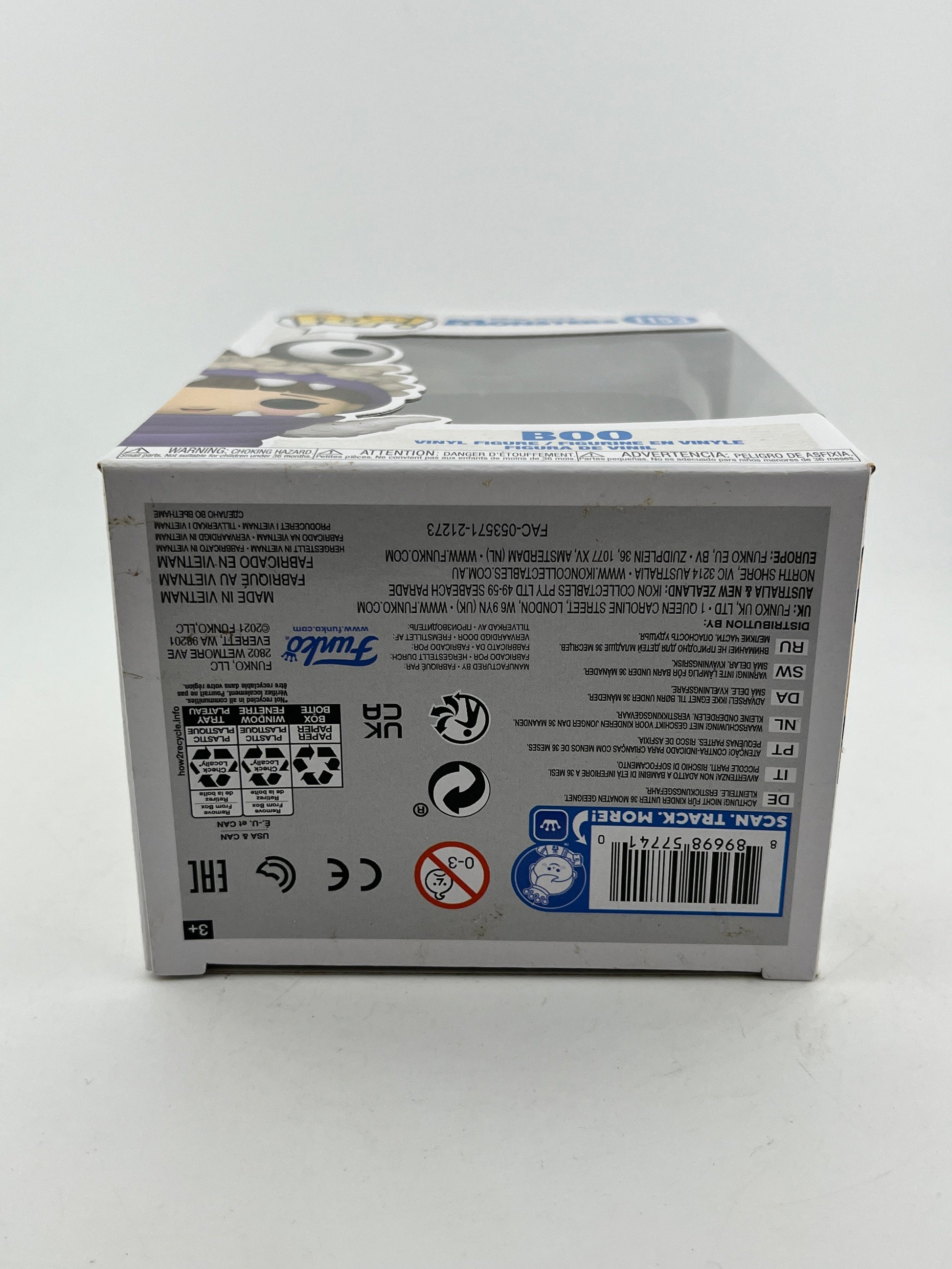 Funko POP! Disney Pixar Monsters - Boo #1153 - Vinyl Collectable FRENLY BRICKS - Open 7 Days