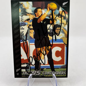 Sean Fitzpatrick Auto - 1995 Dynamic Marketing Rugby Union Card NZ All Blacks #12 FRENLY BRICKS - Open 7 Days