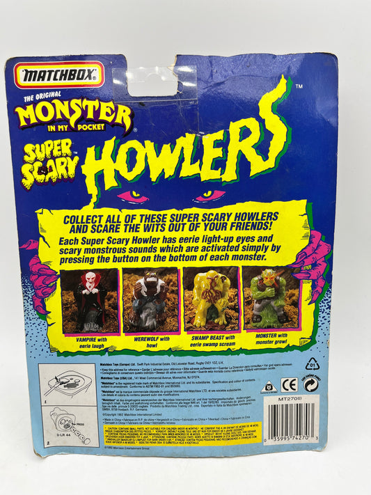 Vintage - 1992 Matchbox - Monster In My Pocket HOWLERS -Swamp Beast - Sealed FRENLY BRICKS - Open 7 Days
