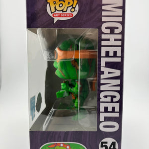 Funko POP! Art Series TMNT Michelangelo #54 - Special Edition FRENLY BRICKS - Open 7 Days