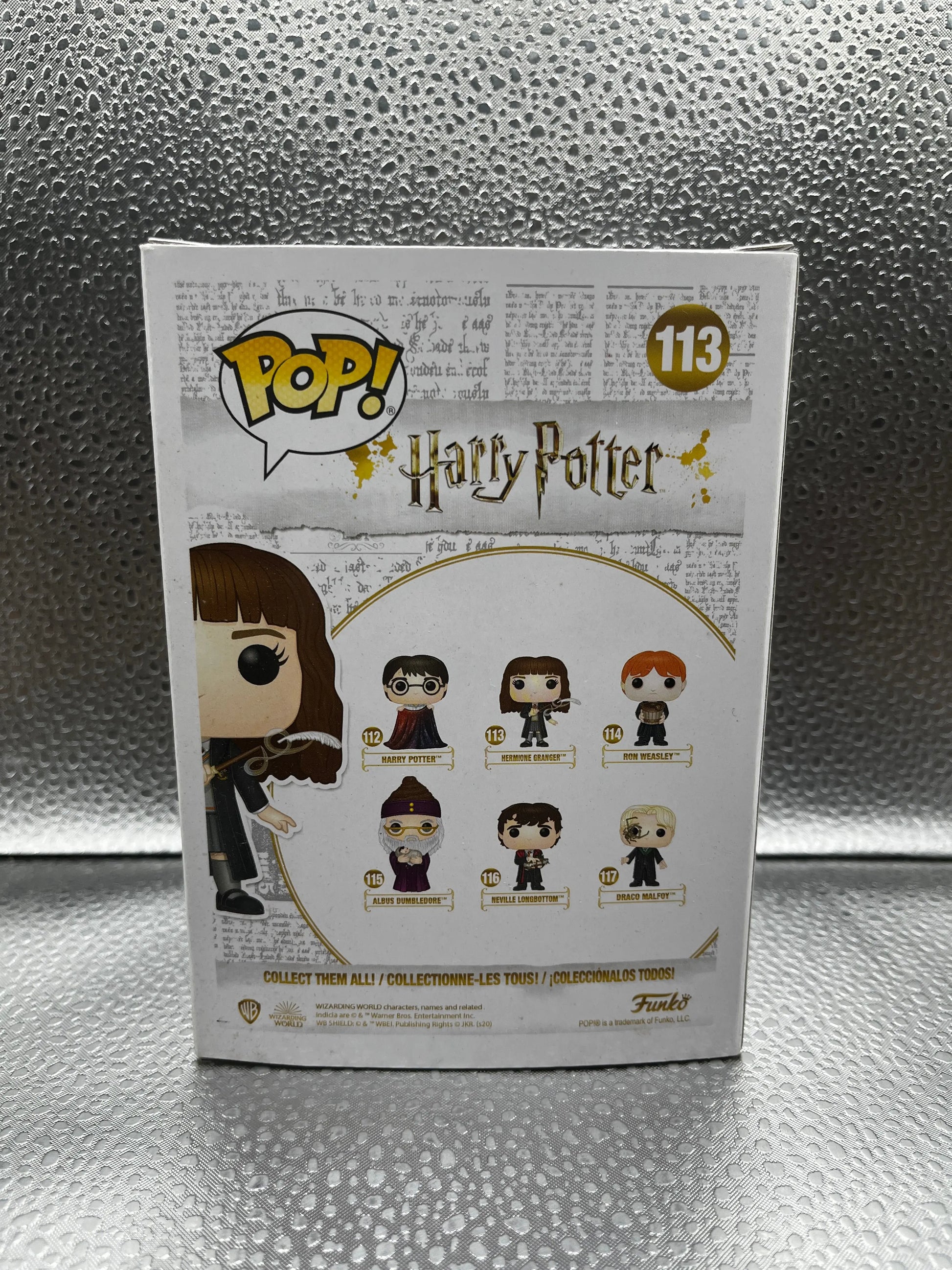 Funko Pop Vinyl Harry Potter Hermione Granger #113 FRENLY BRICKS - Open 7 Days