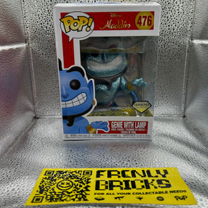 POP! Disney Aladdin 476 DIAMOND COLLECTION GENIE WITH LAMP FRENLY BRICKS - Open 7 Days