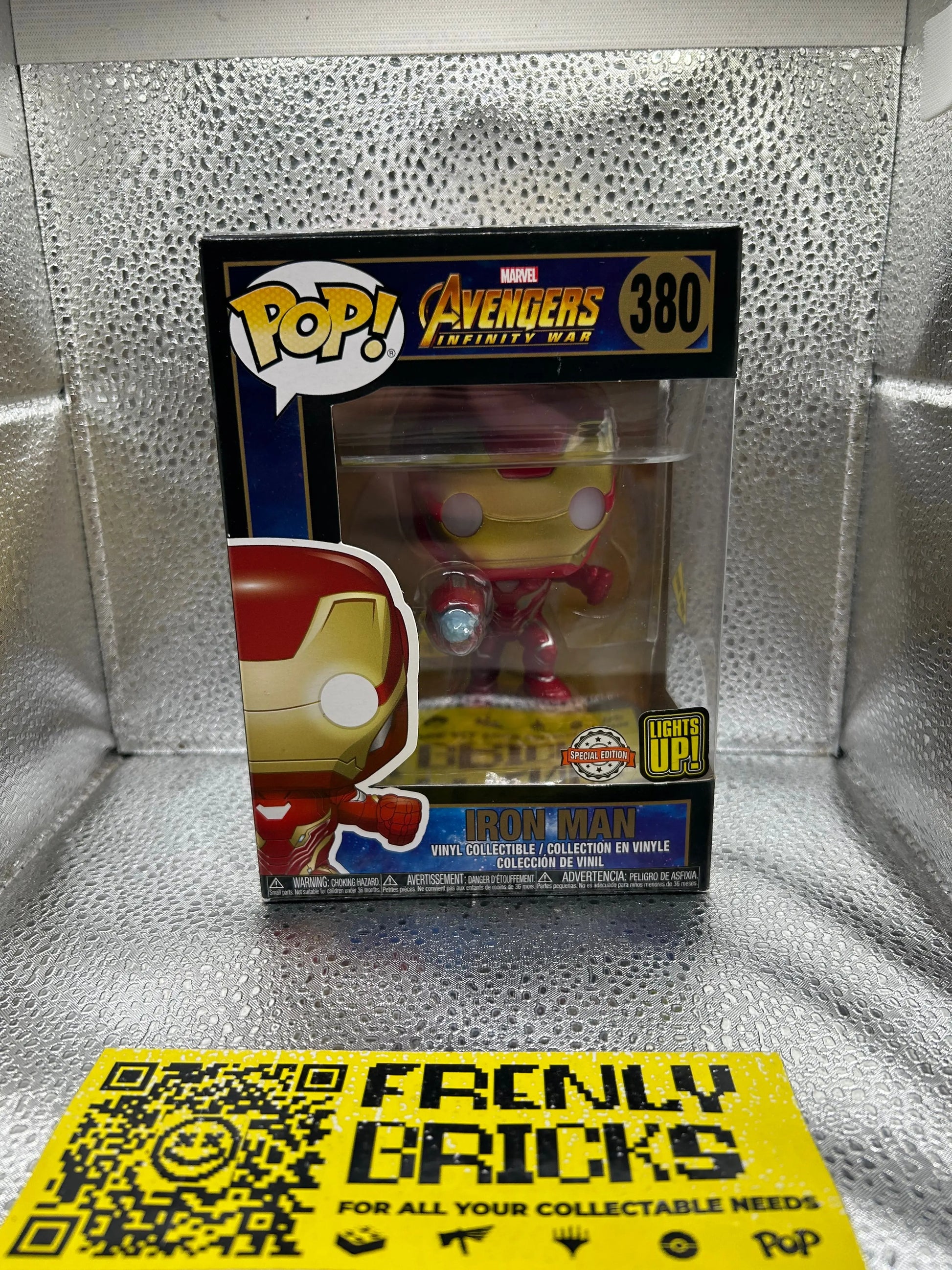 Pop Vinyl Marvel Iron Man #380 FRENLY BRICKS - Open 7 Days