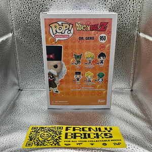 Pop Vinyl Dragon Z 950 Dr.Gero FRENLY BRICKS - Open 7 Days