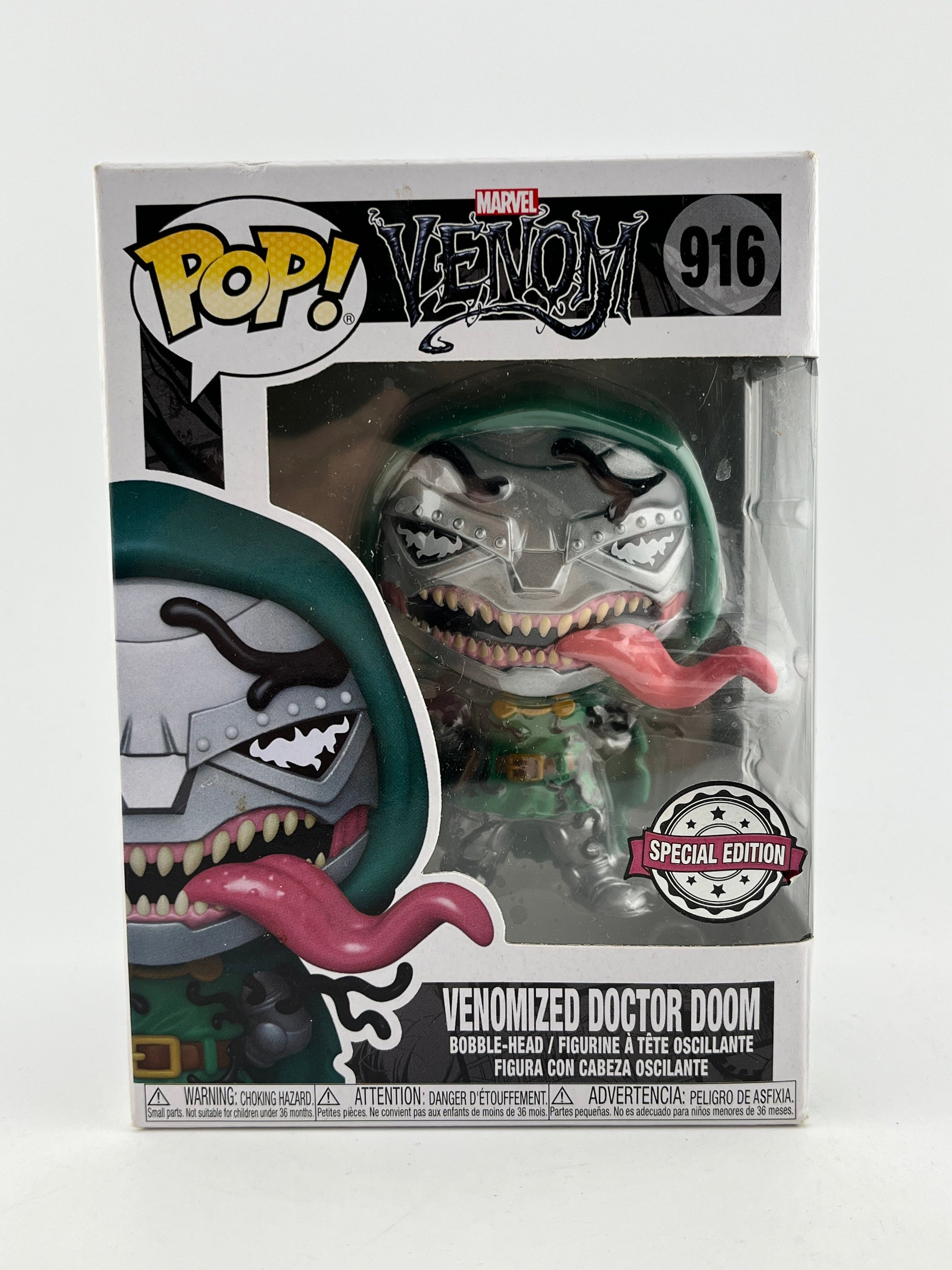Funko POP! Marvel Venom - Venomized Doctor Doom #916 - Special Edition FRENLY BRICKS - Open 7 Days