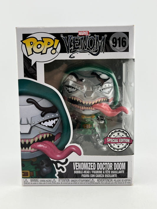 Funko POP! Marvel Venom - Venomized Doctor Doom #916 - Special Edition FRENLY BRICKS - Open 7 Days