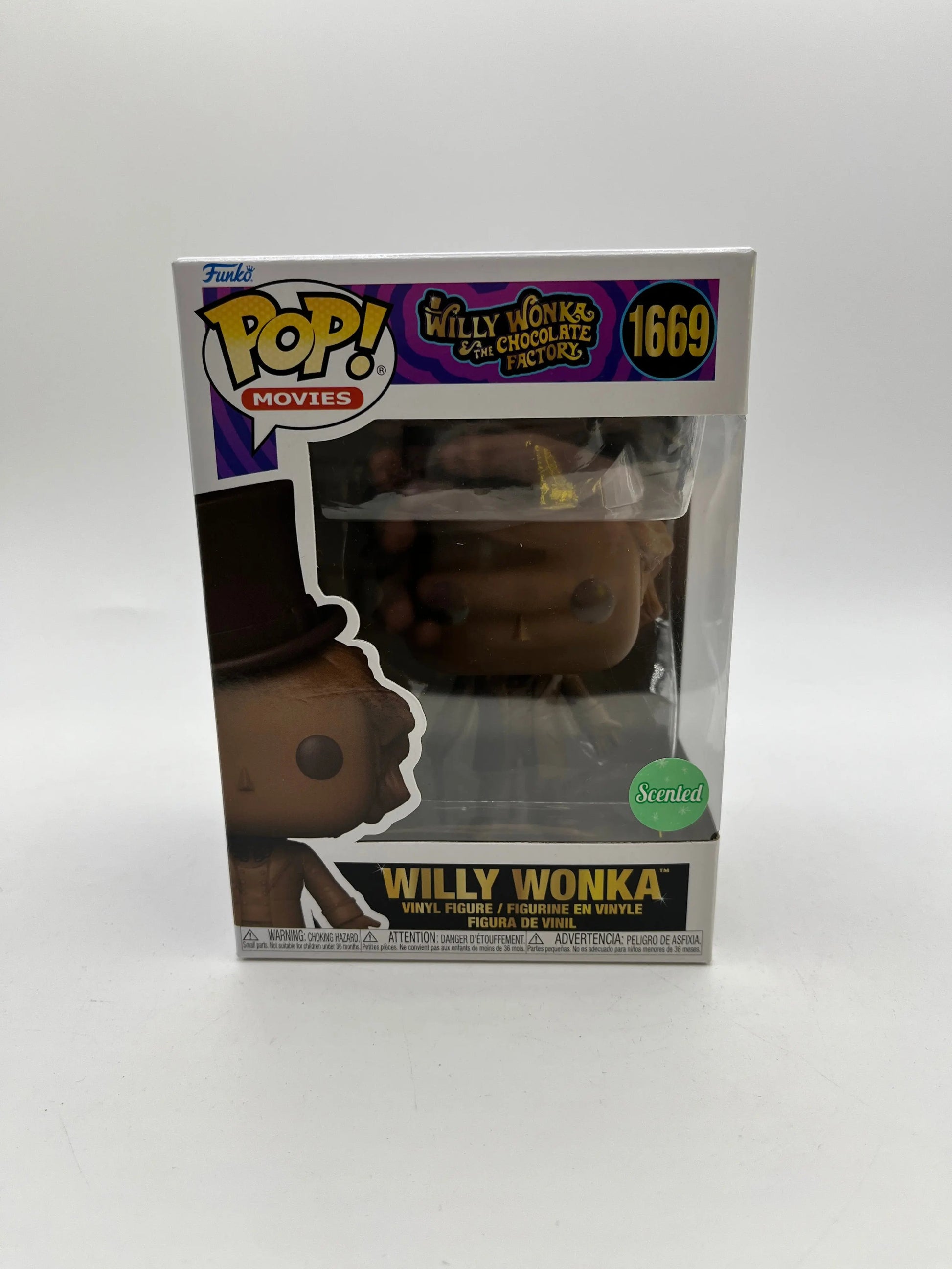 Funko POP! Movies Will Wonka & The Chocolate Factory - Willy Wonka #1669 -Scented FRENLY BRICKS - Open 7 Days