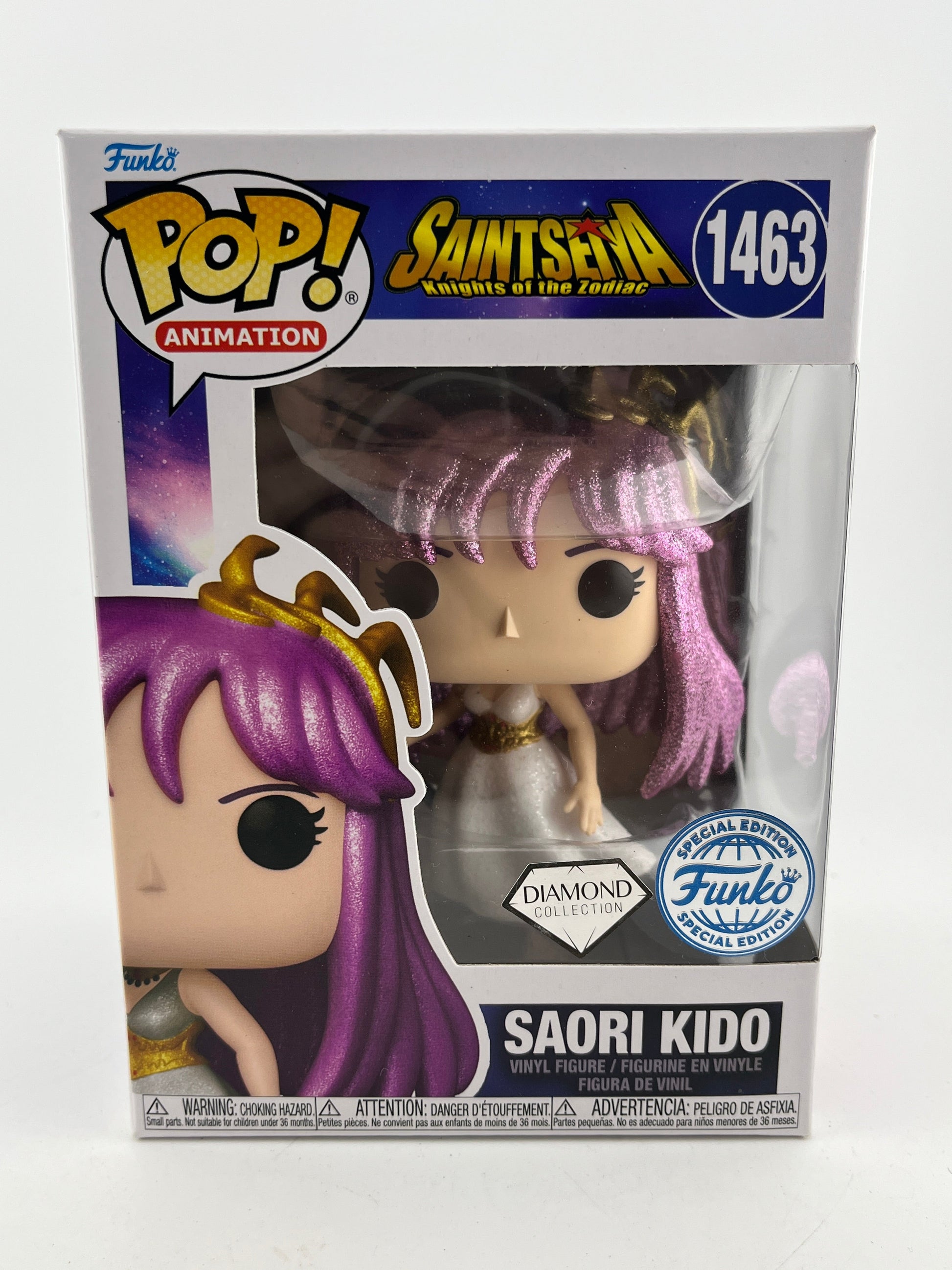 Funko POP! Animation Saint Seiya - Saori Kido #1463 - Diamond Special Edition FRENLY BRICKS - Open 7 Days