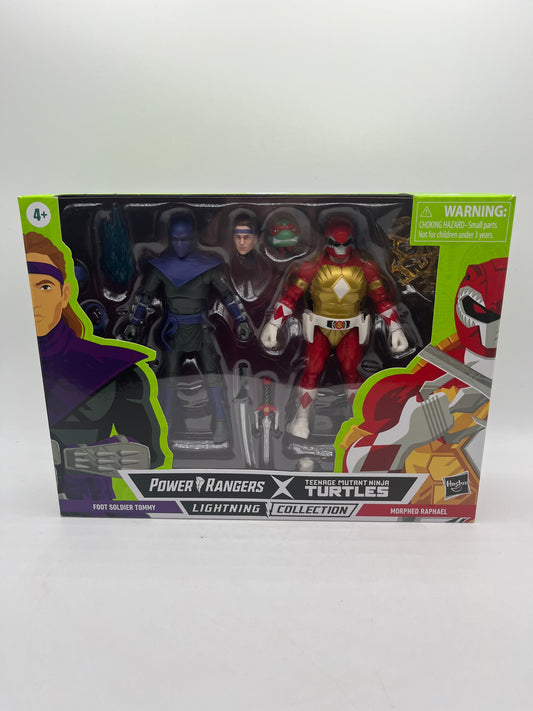 Power Ranger Lightning Foot Soldier Tommy Morphed Raphael 2 Pk +combinedshipping FRENLY BRICKS - Open 7 Days