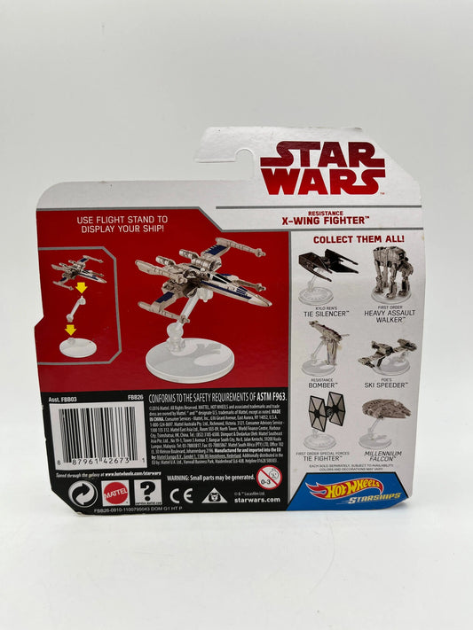 Hot Wheels Star Wars Die-Cast Starships Resistance X-Wing Fighter - Sealed FRENLY BRICKS - Open 7 Days