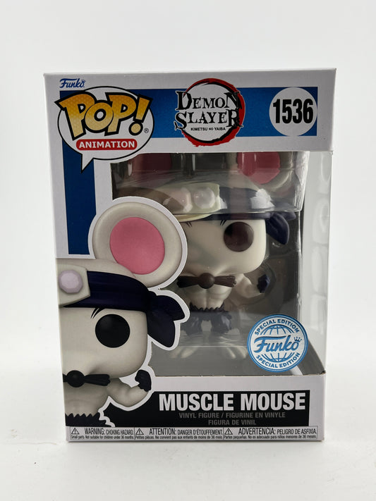 Funko POP! Animation Demon Slayer - Muscle Mouse #1536 - Special Edition FRENLY BRICKS - Open 7 Days