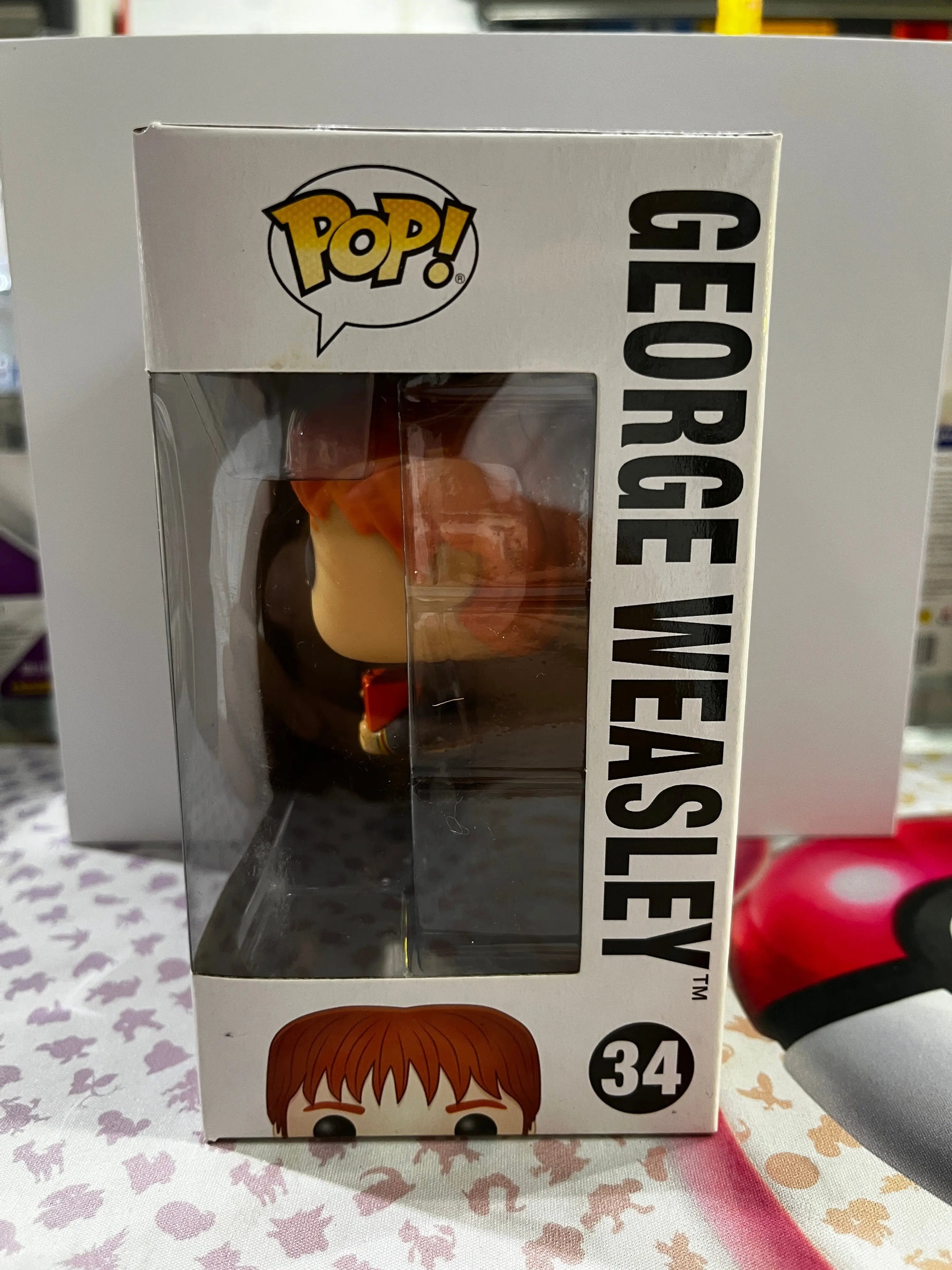 Funko Pop Vinyl Harry Potter George Weasley #34 FRENLY BRICKS - Open 7 Days