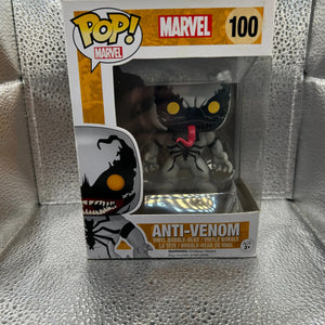 Funko Pop Vinyl Marvel #100 Anti-Venom FRENLY BRICKS - Open 7 Days