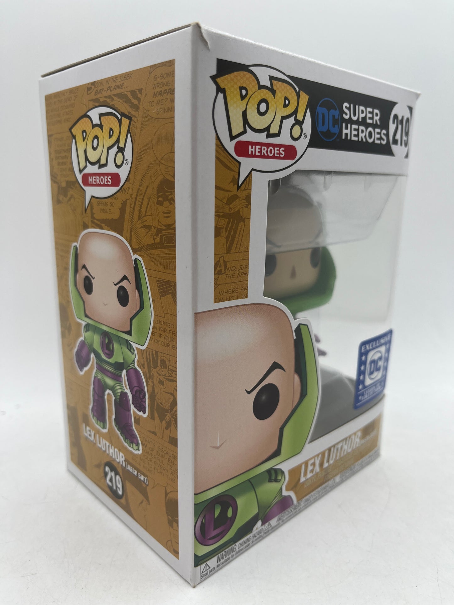 Funko Pop! DC Heroes #219 Lex Luthor Mech Suit Legion Of Collectors Exclusive