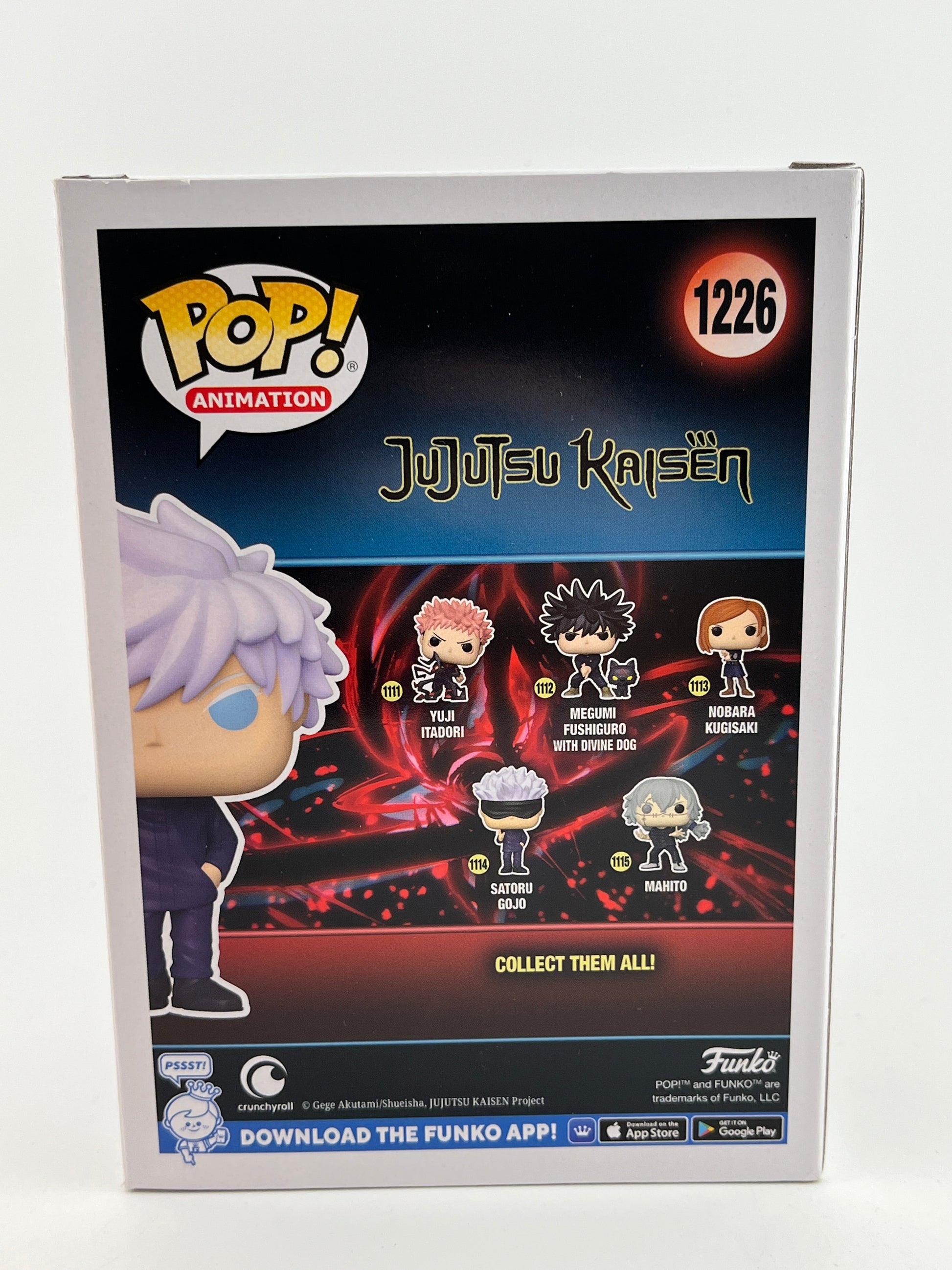 Funko POP! Animation JuJuTsu Kaisen - Satoru GoJo #1226 - Wondrous Convention Limited Edition FRENLY BRICKS - Open 7 Days