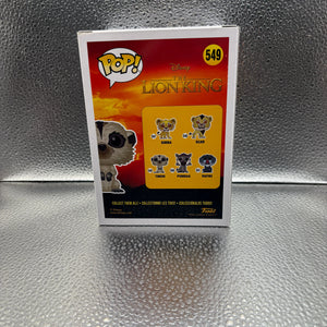 FUNKO Pop Vinyl Timon #549 FRENLY BRICKS - Open 7 Days