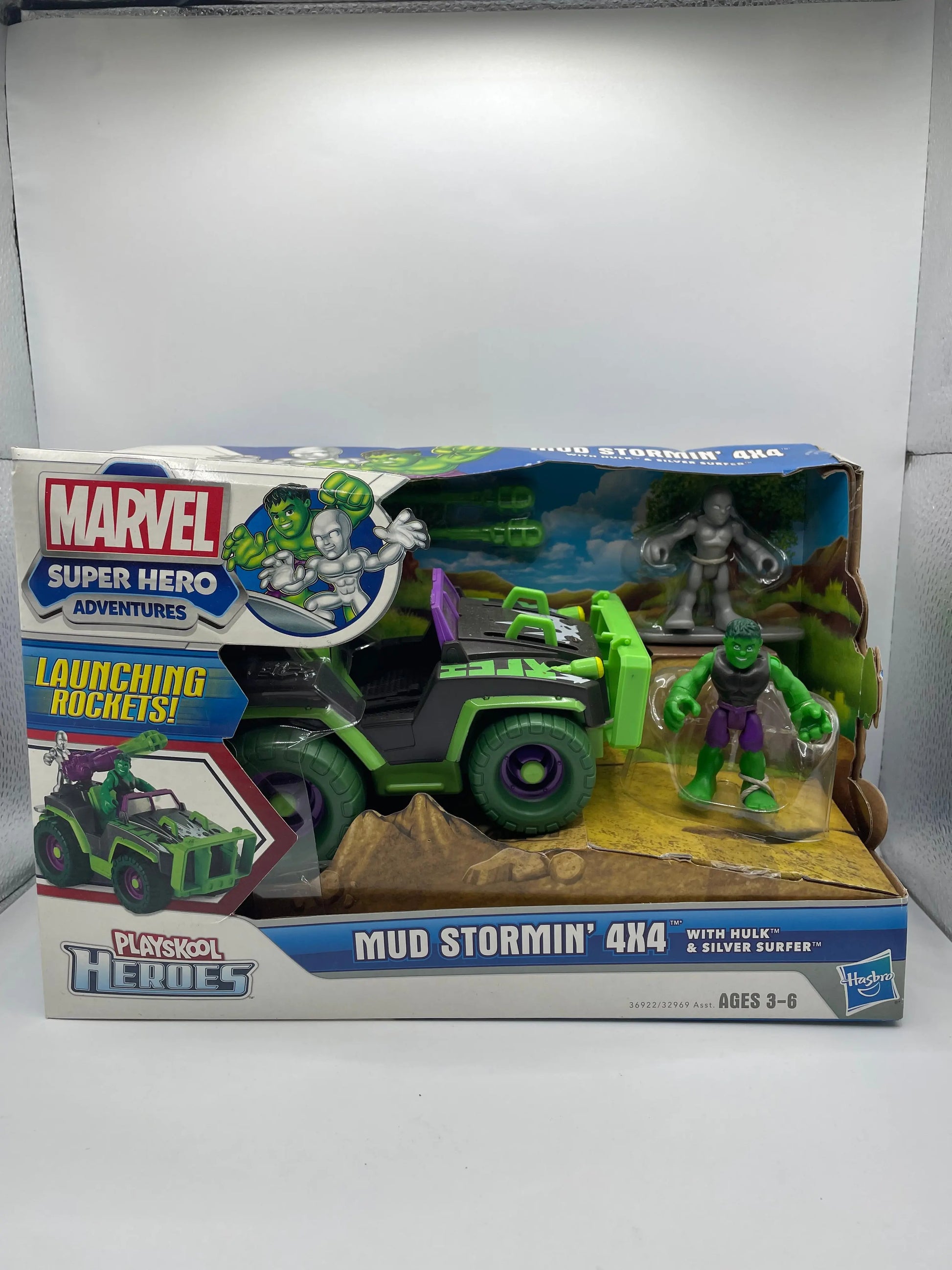 Playskool Heroes Marvel Super Hero Adventures Mud Stormin' 4x4 NEW FRENLY BRICKS - Open 7 Days