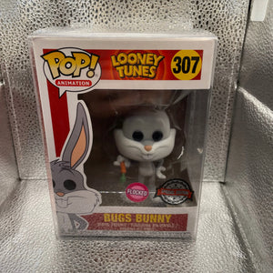 Funko Pop Vinyl Looney Tunes-Bugs Bunny Flocked #307 Special Edition Vaulted FRENLY BRICKS - Open 7 Days