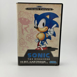 Sonic the Hedgehog 1991 Sega Mega Drive - Instructions + Case - untested FRENLY BRICKS - Open 7 Days
