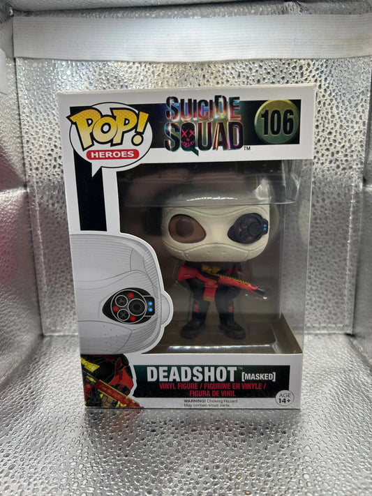 Funko Pop Vinyl Suicide Squad Deadshot #106 FRENLY BRICKS - Open 7 Days