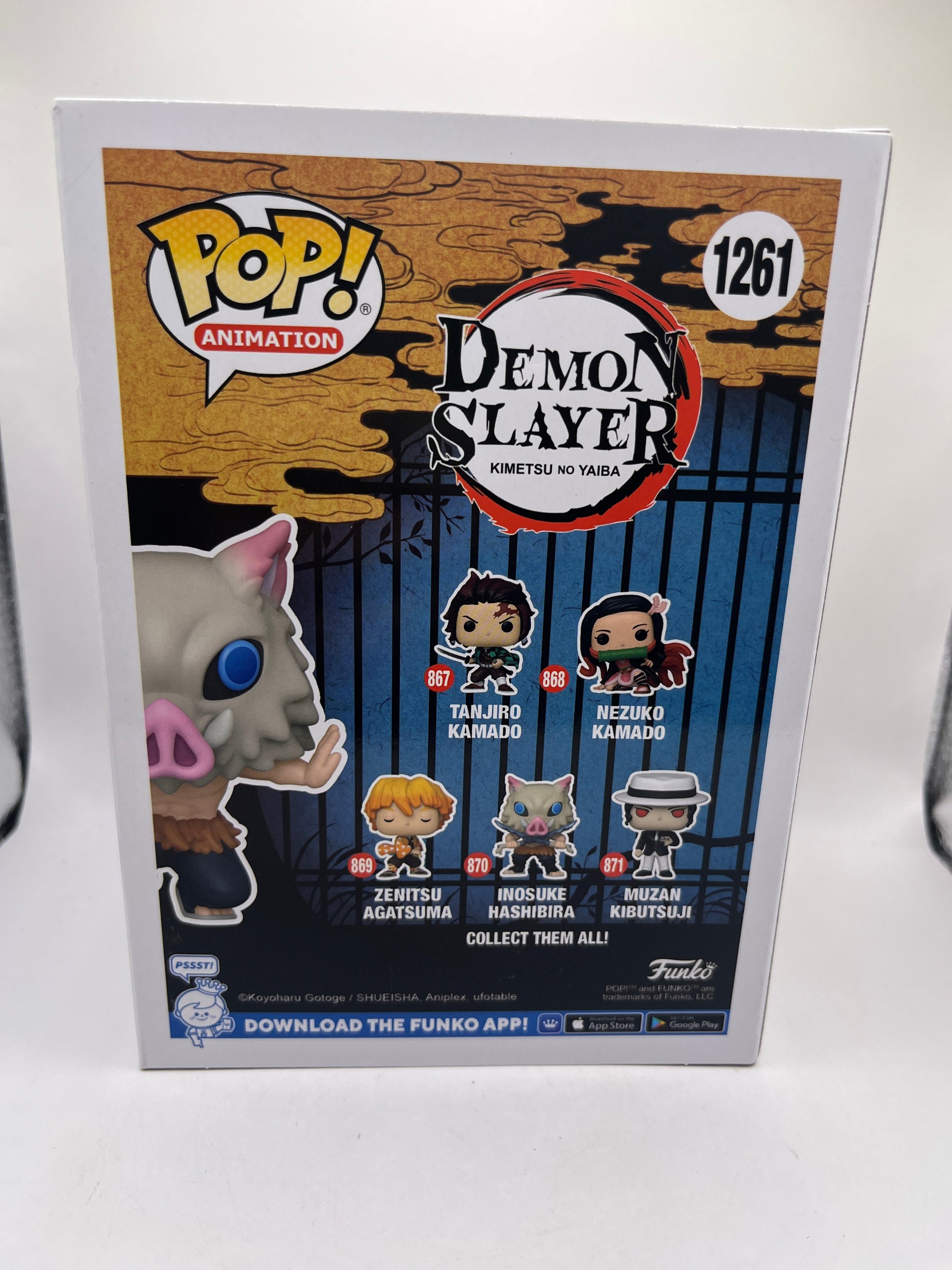 Funko Pop! Animation - Demon Slayer Inosuke Hashibira #1261 +combinedshipping FRENLY BRICKS - Open 7 Days