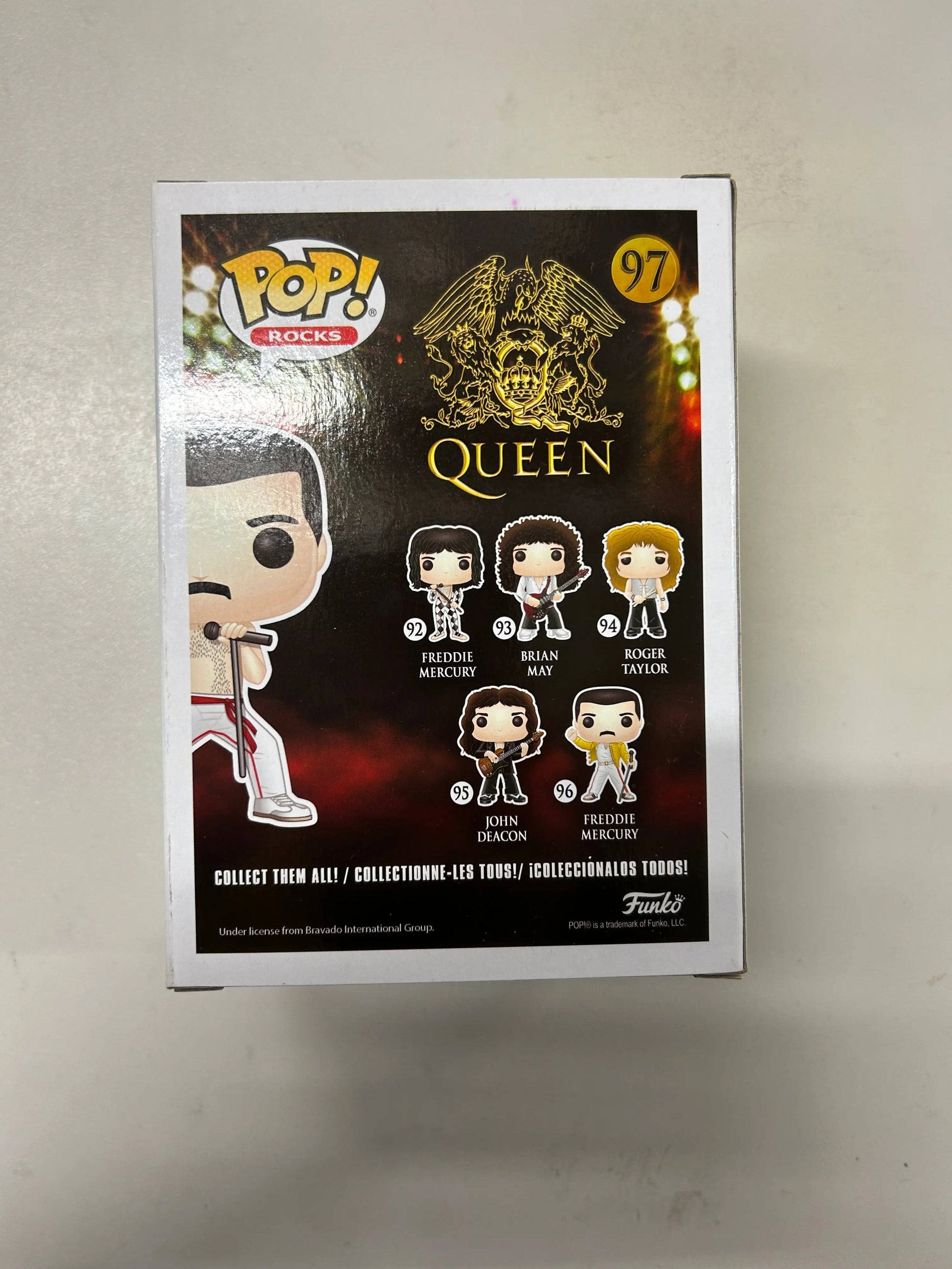 Pop Vinyl Rocks #97 Freddy Mercury FRENLY BRICKS - Open 7 Days