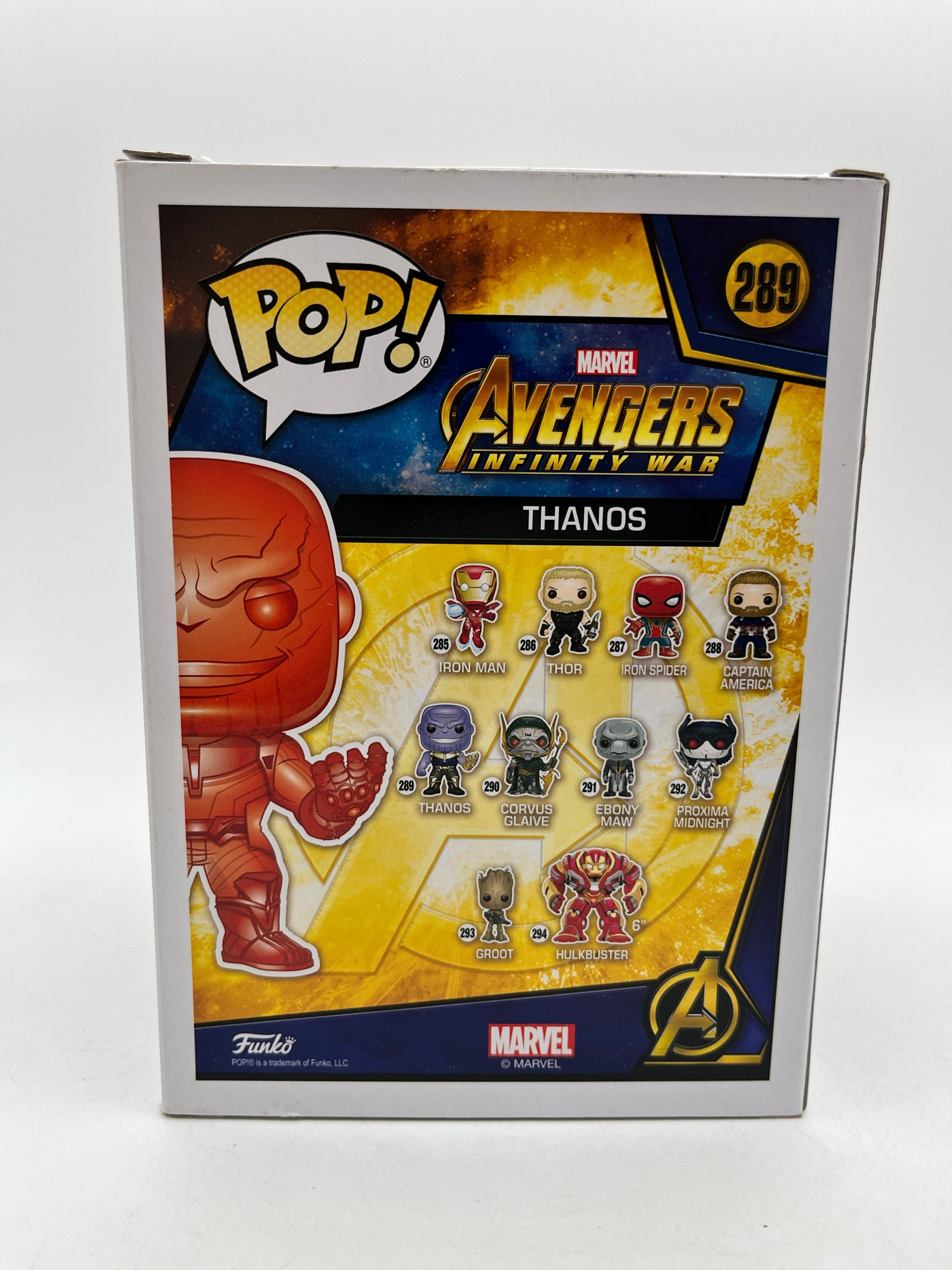 Funko POP! Marvel Infinity War - Thanos #289 - Walmart Exclusive FRENLY BRICKS - Open 7 Days